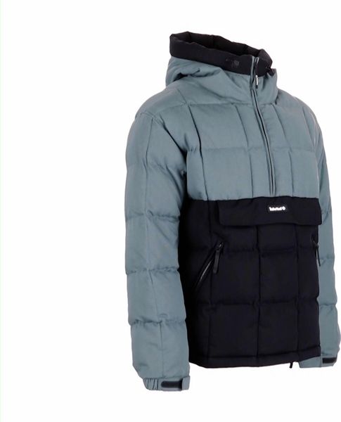 Mens PU Puffer Anorak