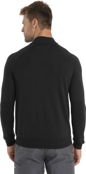 M Merinofine Luxe Long Sleeve Half Zip Sweater