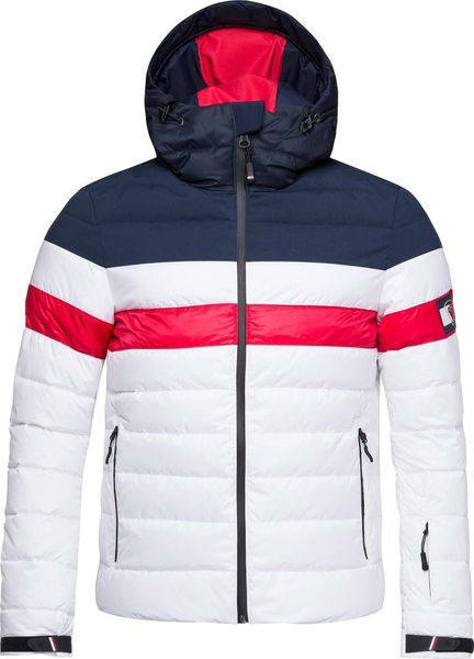 Colour Block Quilted Down Jacket