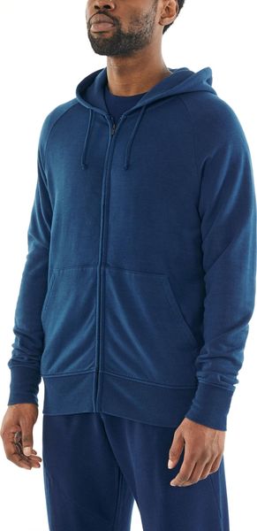 M Nature Dye Helliers Long Sleeve Zip Hood