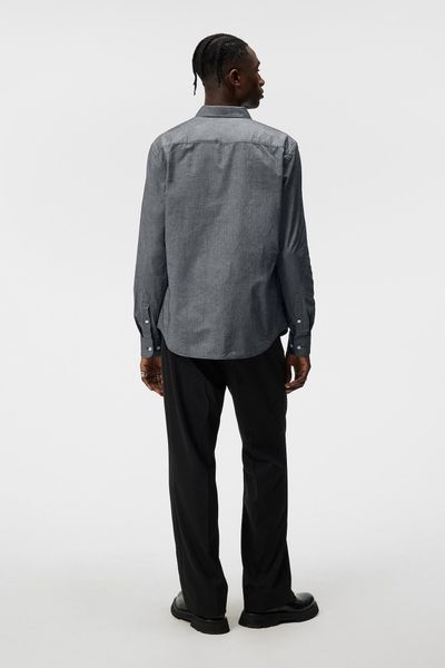 Stretch Oxford Org Slim Shirt