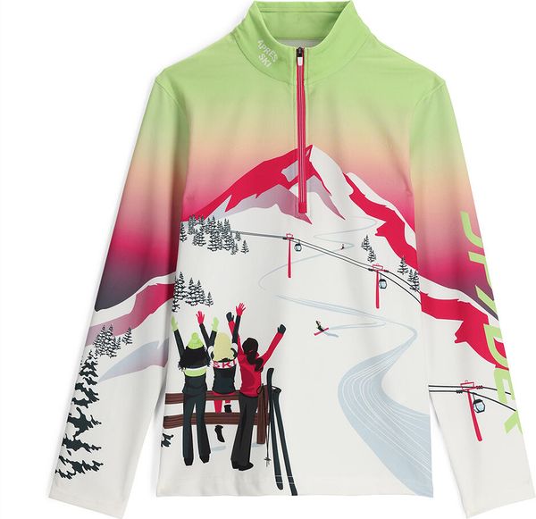 Sunset Zip T-neck