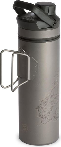 Titanium Ultrapresswasserfilterflasche