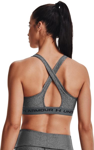 Women's Armour Mid Crossback Heather Sports Bra
