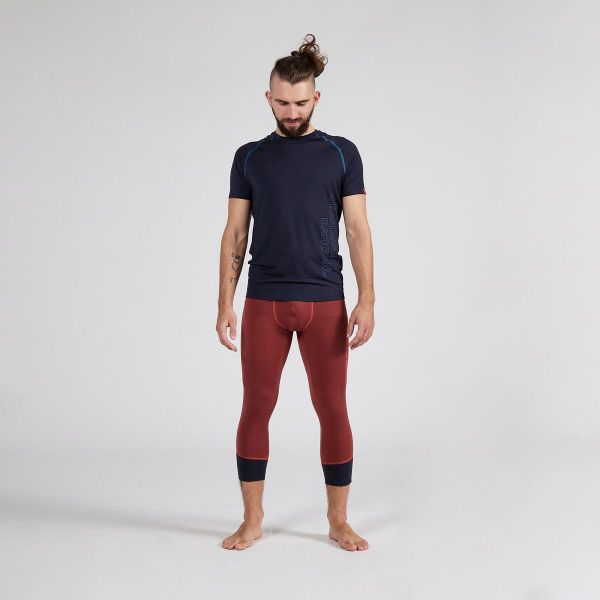 Kurzarm-shirt Draussen dahoam. Merino 160