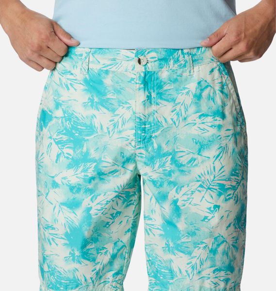 Washed Out Printed Short