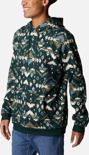M Columbia Logo Printed Hoodie