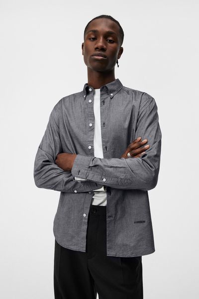 Stretch Oxford Org Slim Shirt