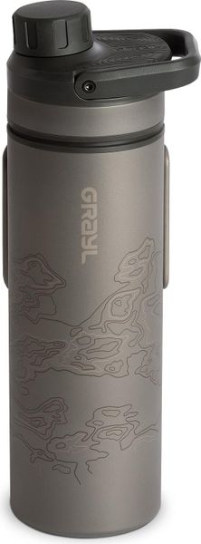 Titanium Ultrapresswasserfilterflasche