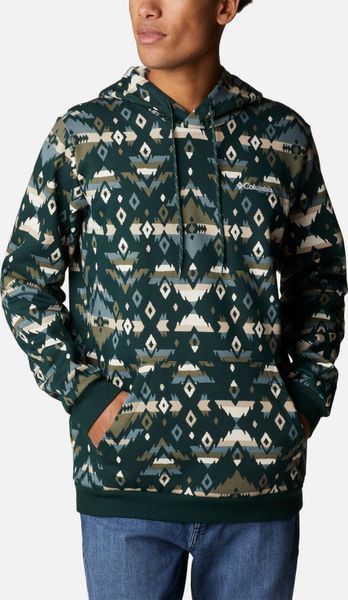 M Columbia Logo Printed Hoodie