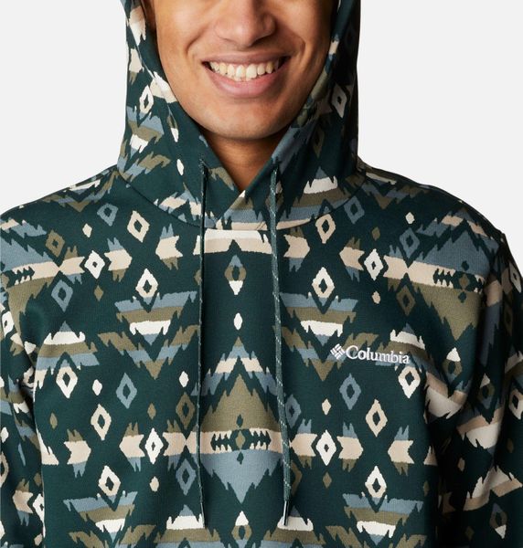 M Columbia Logo Printed Hoodie