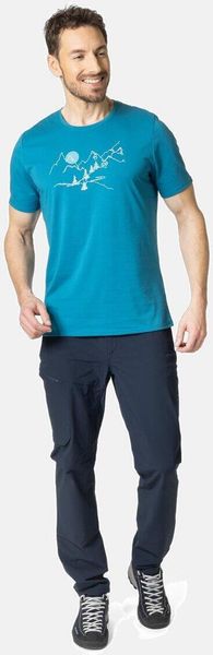 T-shirt Crew Neck Short Sleeve Nikko Landscape