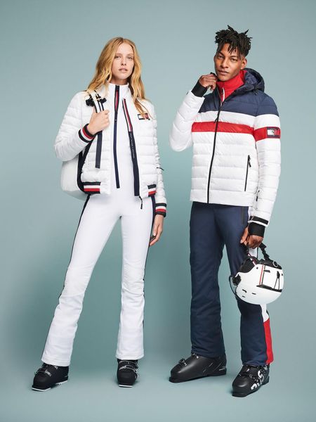 Colour Block Quilted Down Jacket