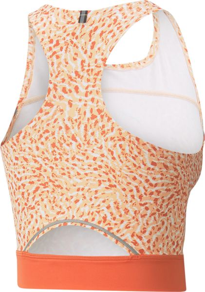 Run High Shine Crop Tank W