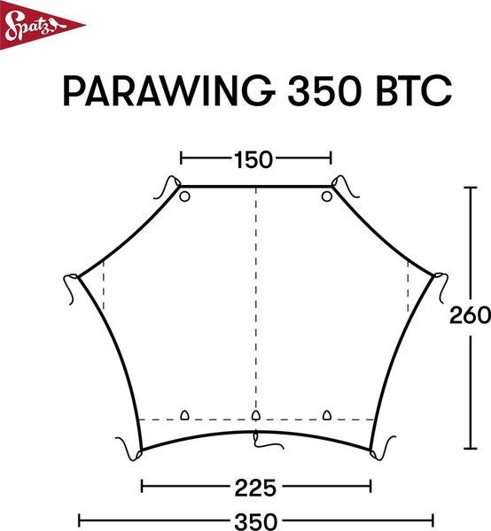 Tarp Parawing 350 BTC