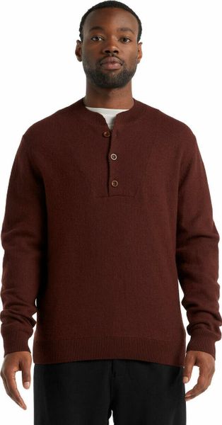 M Abbeyfield Half Button Sweater