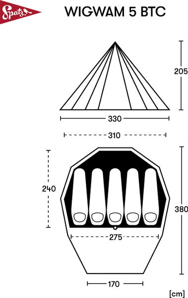 Tent Wigwam 5 BTC