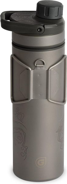 Titanium Ultrapresswasserfilterflasche