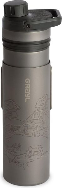 Titanium Ultrapresswasserfilterflasche