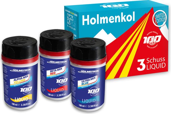 3 Schuss Liquid Yellow, Red, Blue