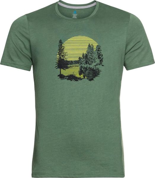 T-shirt Short Sleeve Crew Neck Nikko Forest Print