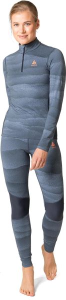 BL TOP Turtle Neck Long Sleeve Half Zip Whistler