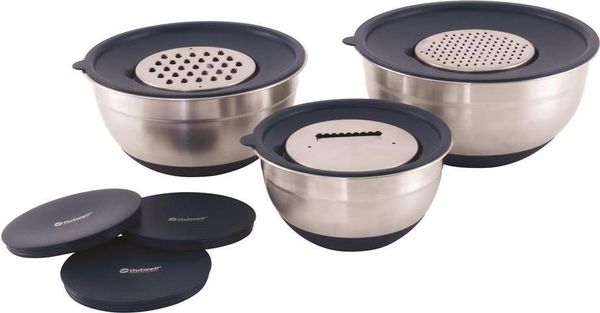 Chef Bowl Set With Lids & Graters