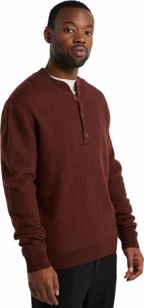 M Abbeyfield Half Button Sweater