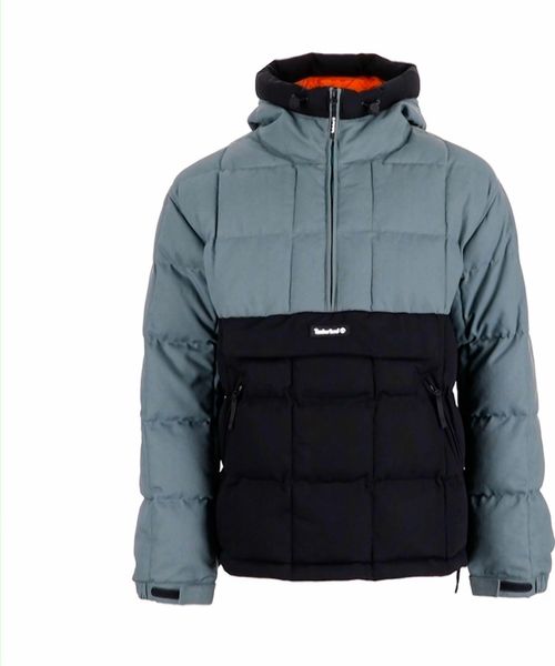 Mens PU Puffer Anorak