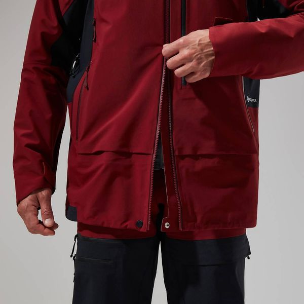 M MTN Arete Descend GTX Jacket Dkred/Blk