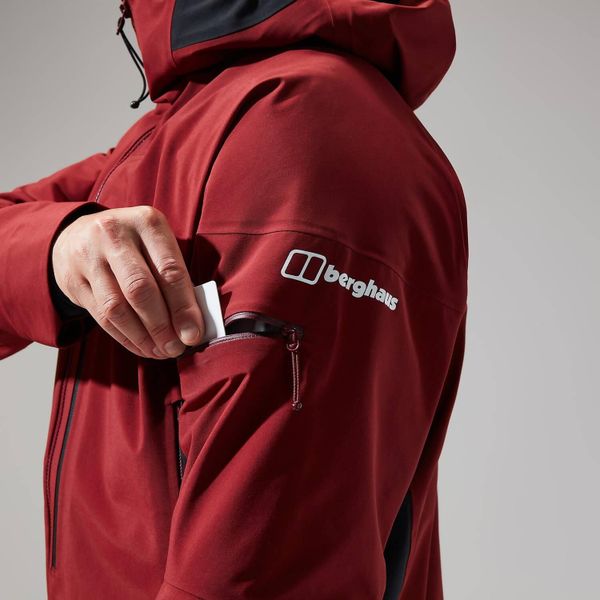 M MTN Arete Descend GTX Jacket Dkred/Blk