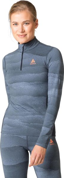 BL TOP Turtle Neck Long Sleeve Half Zip Whistler