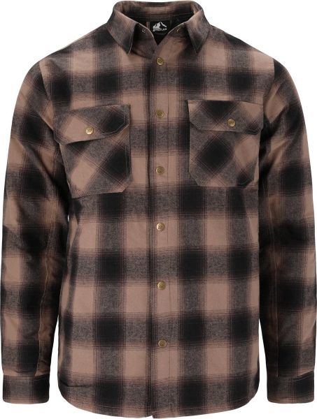 Quilted M Lined Flannel Shirt