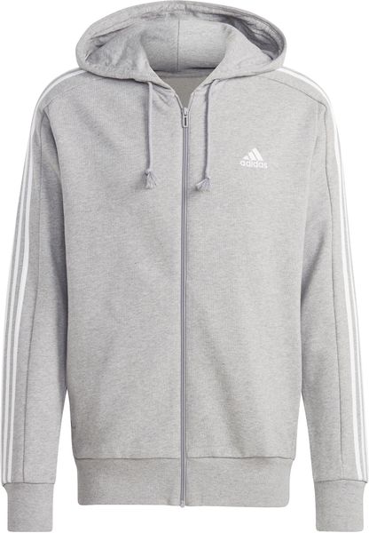 Essentials French Terry 3-Stripes Full-zip Hoodie