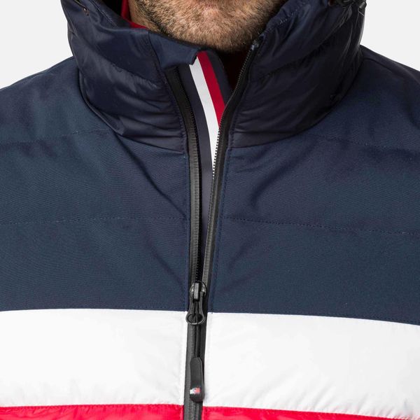 Colour Block Quilted Down Jacket