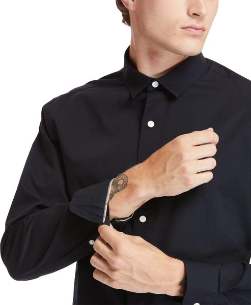 Mens LS E-R Pop Solid Shirt
