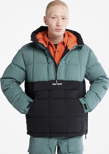 Mens PU Puffer Anorak