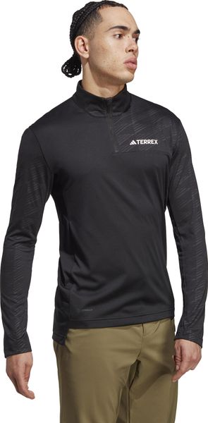 Multi Half Zip Longsleeve Tee