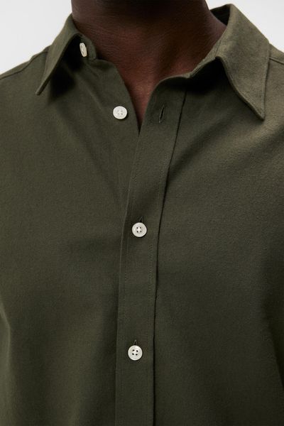 Light Flannel Slim Shirt
