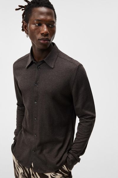 Marlon Jersey Str Slim Shirt