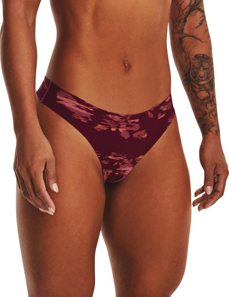 Women's UA Pure Stretch Thong 3-Pack Printed