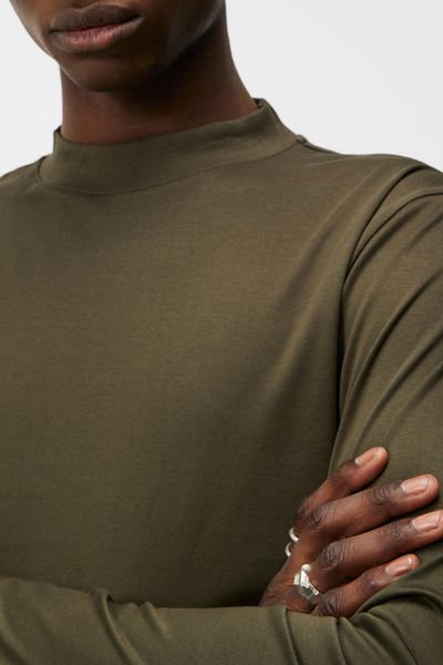 Ace Mock Neck LS T-shirt