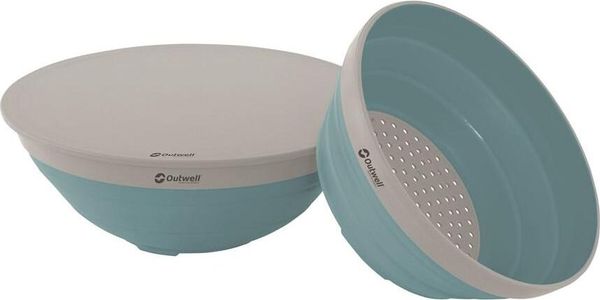 Collaps Bowl & Colander Set Classic Blue