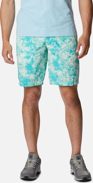 Washed Out Printed Short