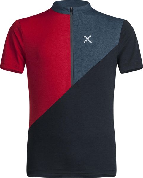 Vertical Block Zip T-shirt