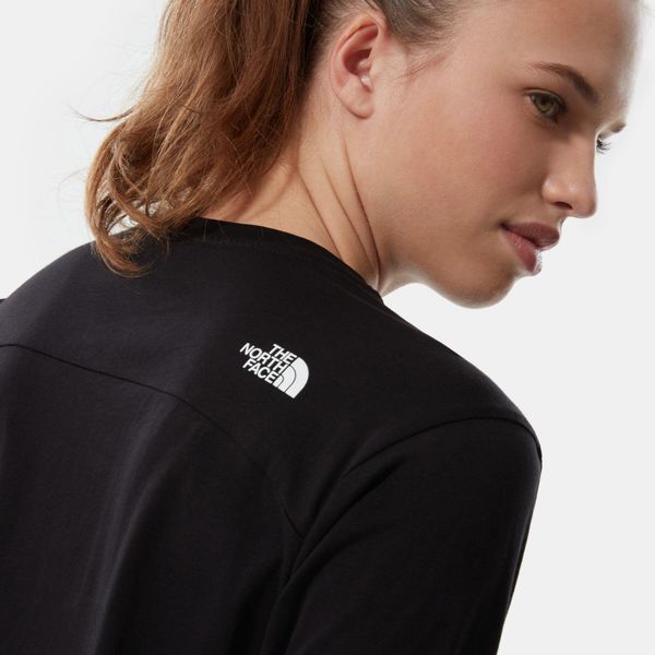 Womens Long Sleeve Simple Dome Tee