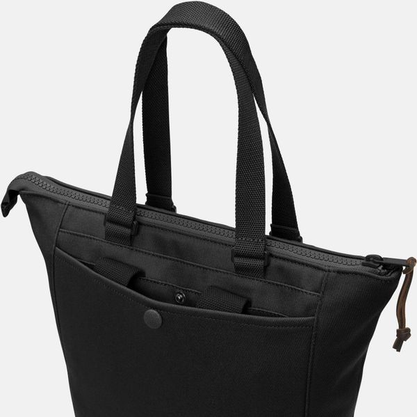 Canvas X Leather Canvas Tote Backpack