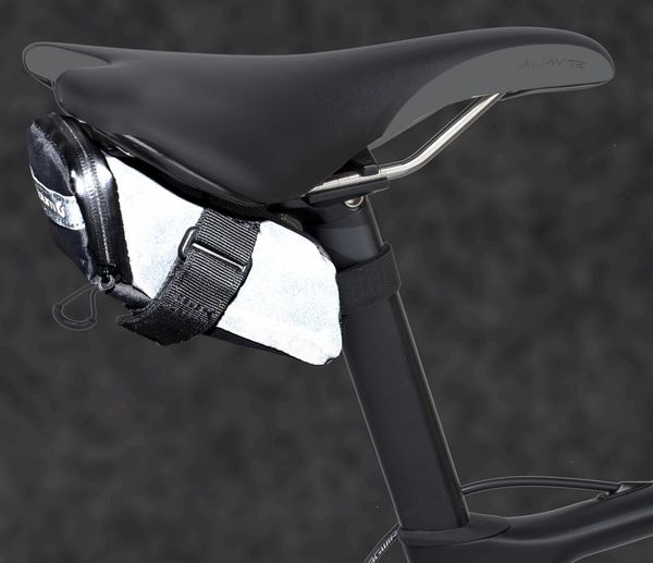 Grid Small Seat Bag Blk Refl.