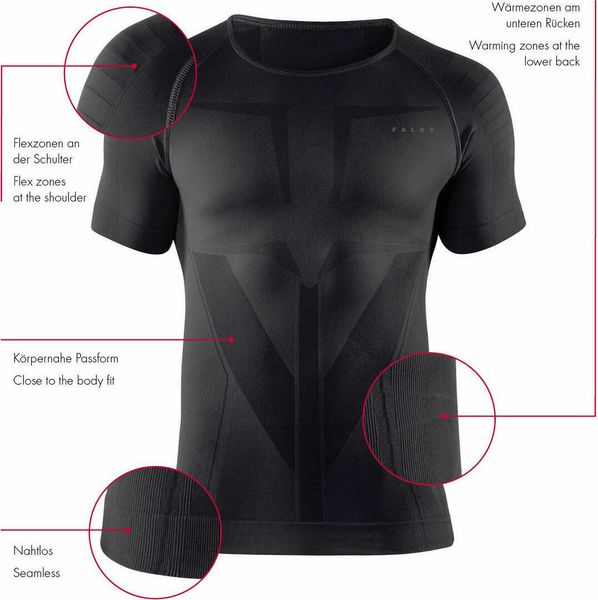 Herren Tight Fit-shirt Warm