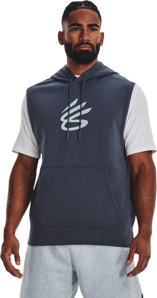Men's Curry Fleece Sleeveless Hoodie